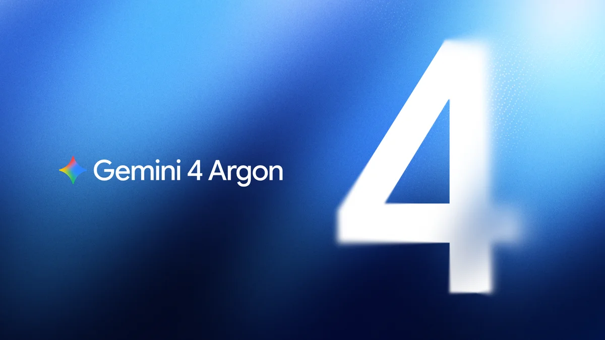 Gemini 4 Argon 공식 키 아트